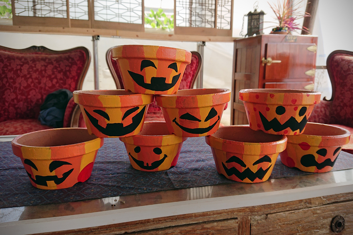 ハロウイーン鉢